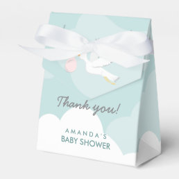 Sweet Delivery Stork Baby Shower Favor Box