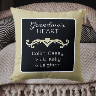 Sweet Design! CUSTOM Grandparent  Throw Pillow