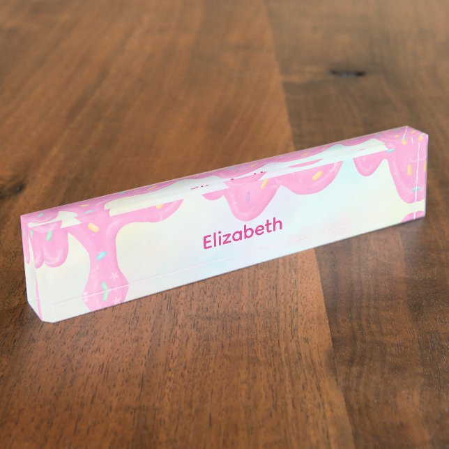 Sweet Desk Name Plate (Side)