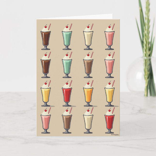 Sweet Dessert Beverage Card (Front)