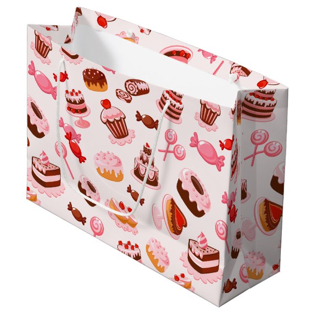 Sweet Dessert Gift Bag - Large (Front Angled)
