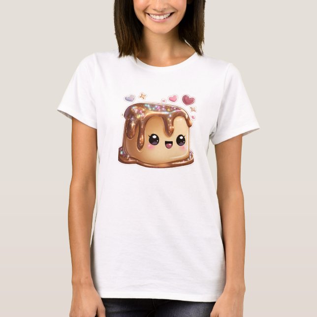 Sweet Dessert Graphic White Tee (Front)