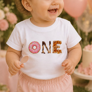 Sweet Dessert One Baby First Birthday T-Shirt |