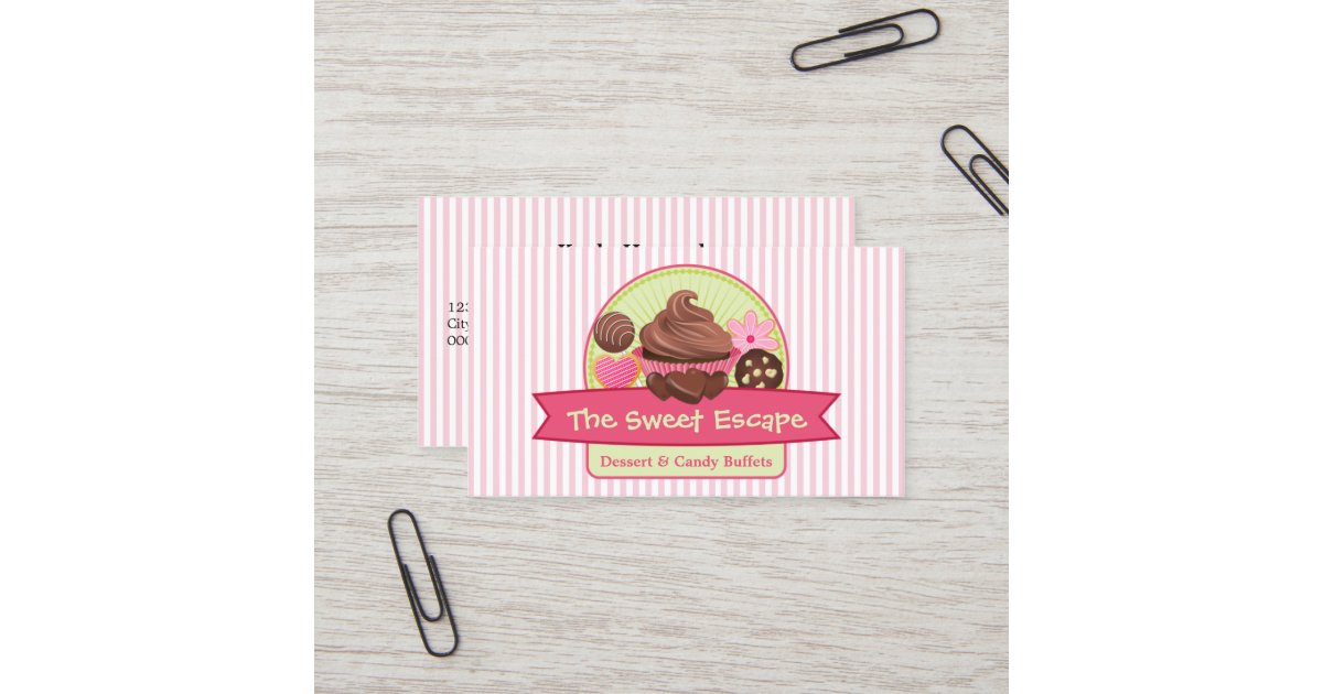 Sweet Desserts Bakery Business Card