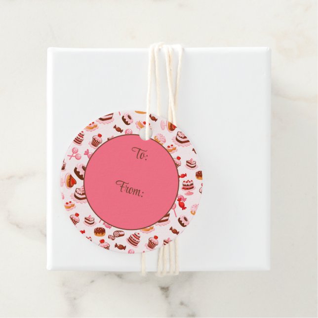Sweet Desserts Favor Tags (In Situ)