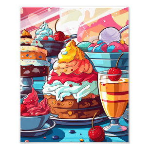Sweet Desserts Photo Print