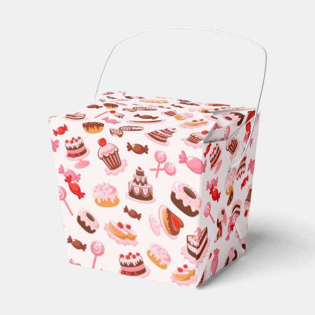 Sweet Desserts Tent Favor Box (Front Side)