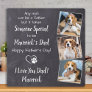 Sweet Dog Dad Personalized Father's Day Pet Photo Plaque