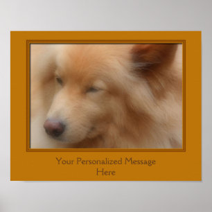 Sweet Dog Face Create Your Own Personalized Poster
