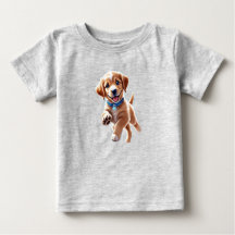 Sweet Dog Tshirt for Baby