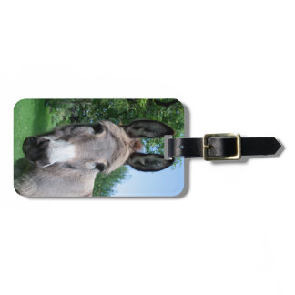 Sweet Donkey Portrait Luggage Tag