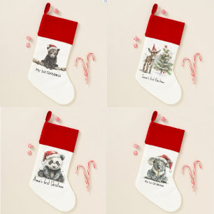 Sweet Donkey's First Christmas, custom Christmas Stocking