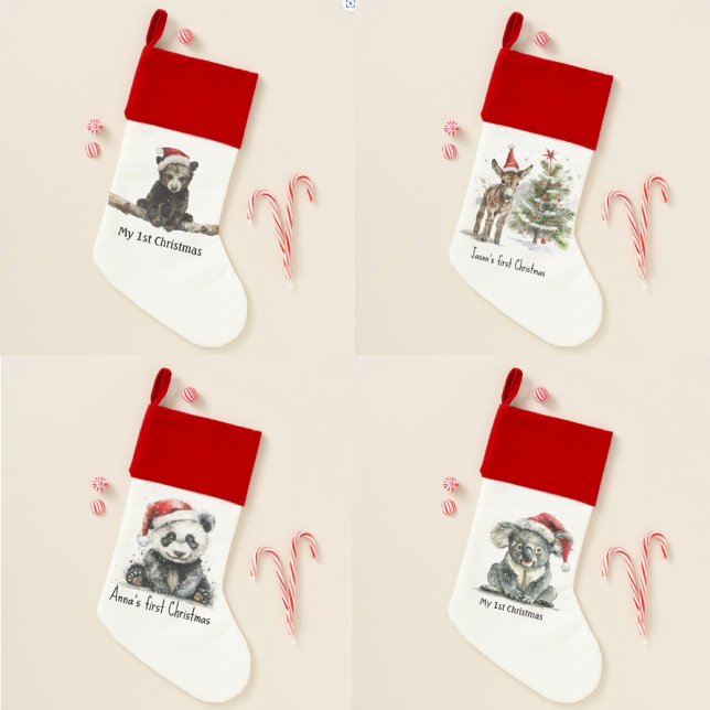 Sweet Donkey's First Christmas, custom Christmas Stocking (Creator Uploaded)