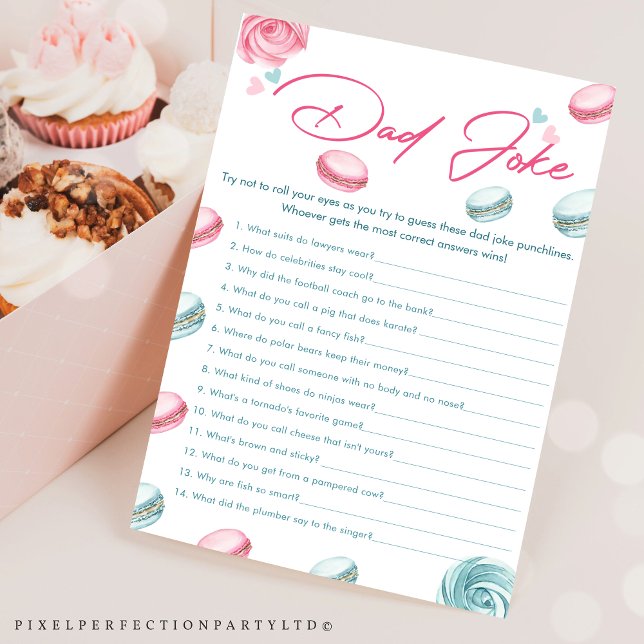 Sweet Donut Baby Shower Dad Joke Game Card (Creator Uploaded)
