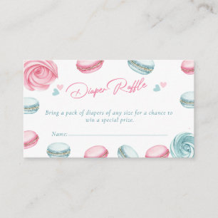 Sweet Donut Baby Shower Diaper Raffle Ticket Enclosure Card