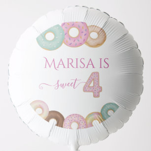 Sweet Donut Birthday Colorful Kids Party - Balloon
