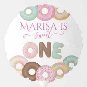 Sweet Donut Birthday Colorful Kids Party - Balloon