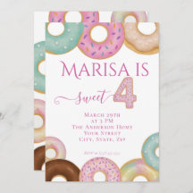 Sweet Donut Birthday | Colorful Kids Party - 