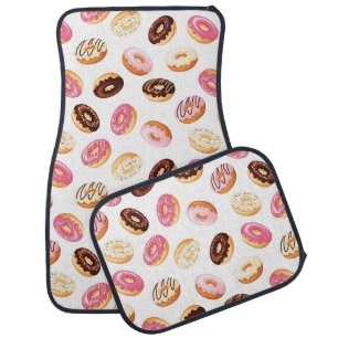 Sweet Donut Pattern Car Floor Mat