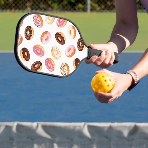 Sweet Donut Pattern Pickleball Paddle