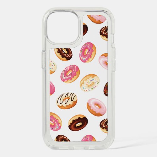 Sweet Donut Pattern iPhone 15 Case