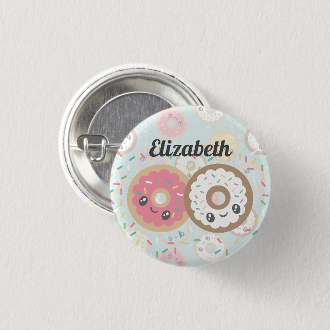 Sweet Donuts Button (Front & Back)