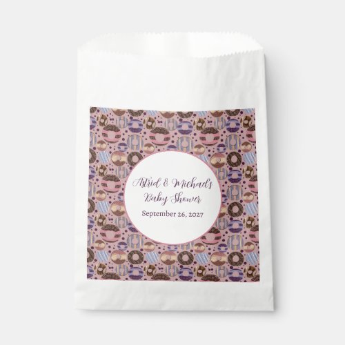 Sweet Donuts Girl Baby Shower  Favor Bag