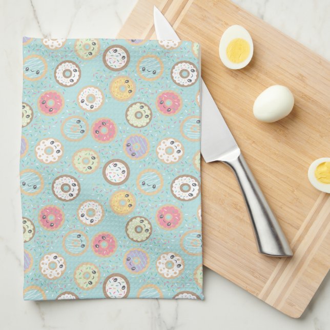 Sweet Donuts Kitchen Towel (Quarter Fold)