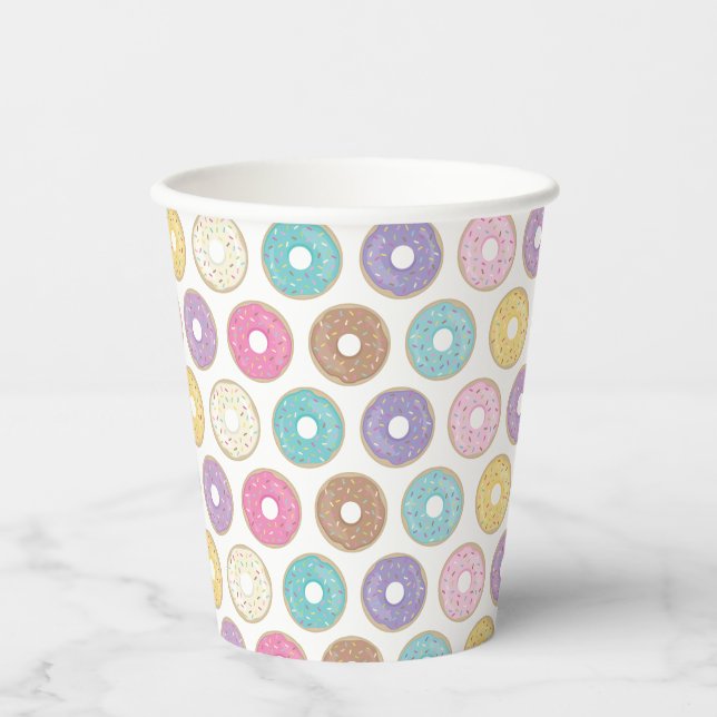 Sweet donuts paper cups (Front)