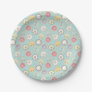 Sweet Donuts Paper Plates
