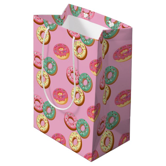 Sweet Donuts Series Design 7  Medium Gift Bag (Back Angled)