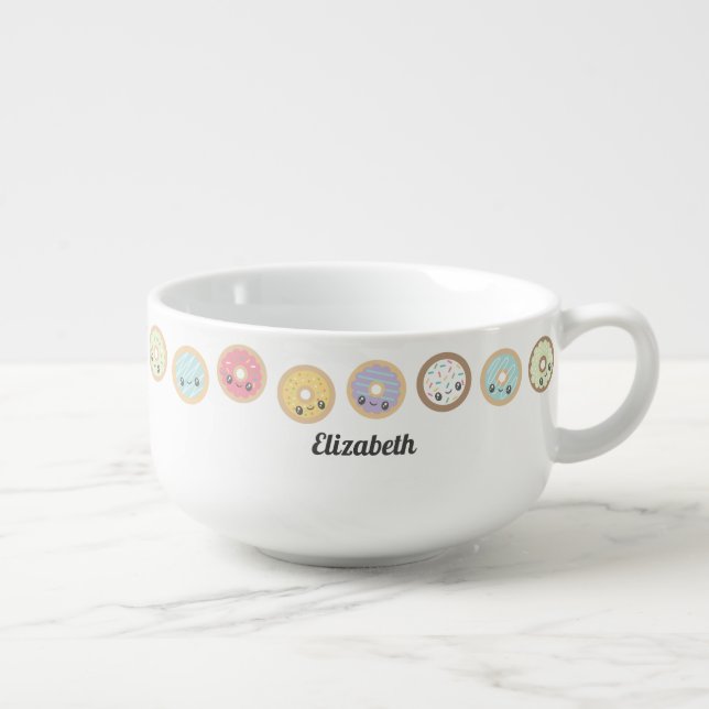 Sweet Donuts Soup Mug (Left)