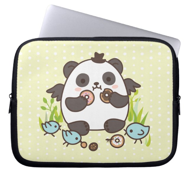 Sweet Doughnut Party! Laptop Sleeve (Front)