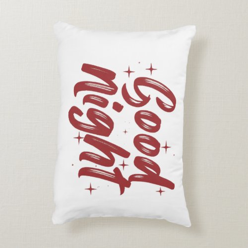 sweet dream good night accent pillow