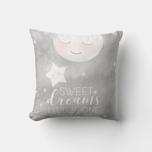 Sweet Dream Little One Throw Pillow