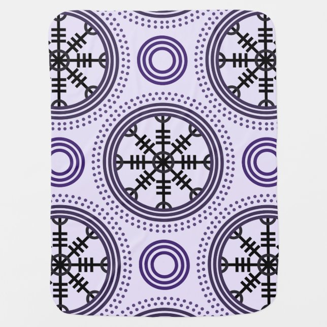 Sweet dream Runes Baby Blanket (Front)