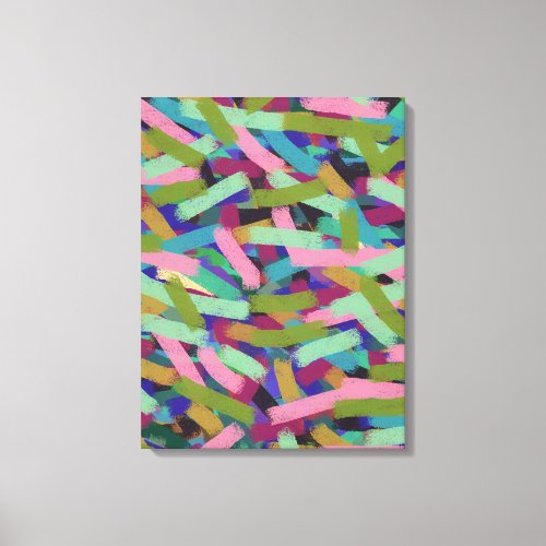 sweet dreams abstract painting canvas print