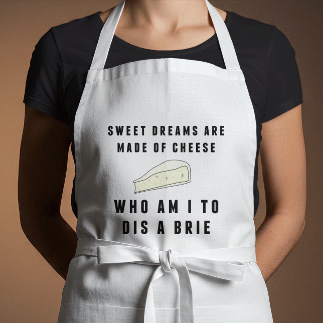 Sweet Dreams Are Made of Cheese Adult Apron (Creator Uploaded)