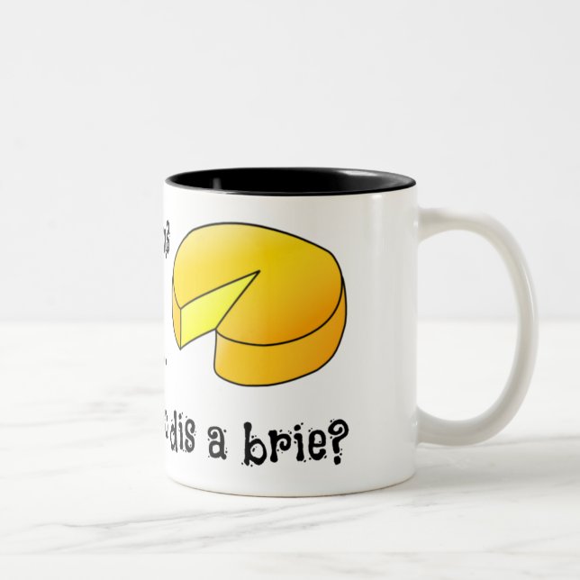 Sweet Dreams are Made of Cheese Two-Tone Coffee Mug (Right)