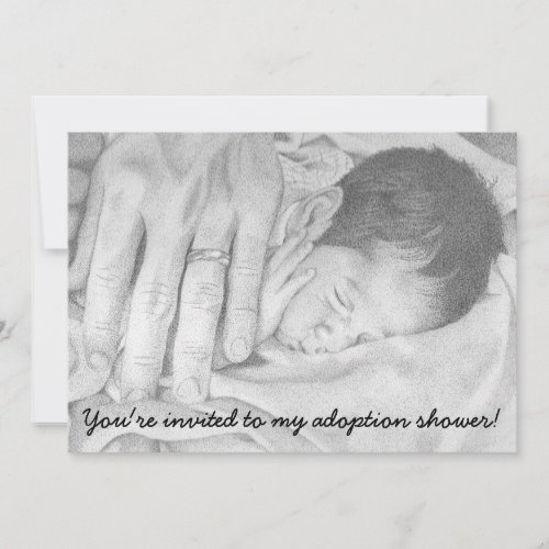 Sweet Dreams Baby, Adoption Shower Invitation