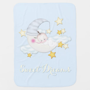 Sweet Dreams Baby Boy Blanket