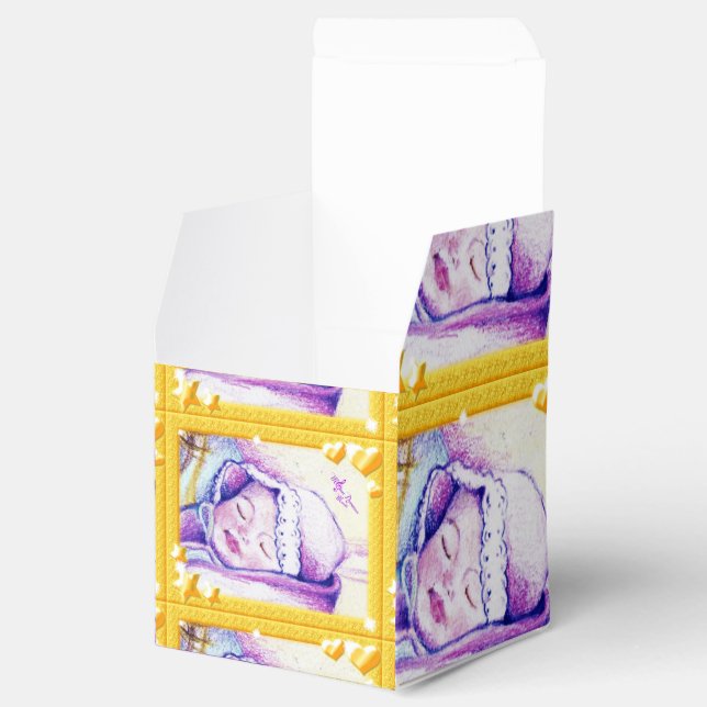 Sweet Dreams Baby Customizable Classic Favor Box (Opened)