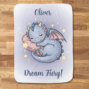 Sweet Dreams Baby Dragon Blanket