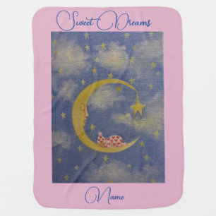 Sweet Dreams baby girl Blanket
