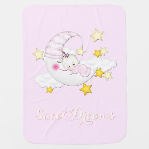 Sweet Dreams Baby Girl Blanket