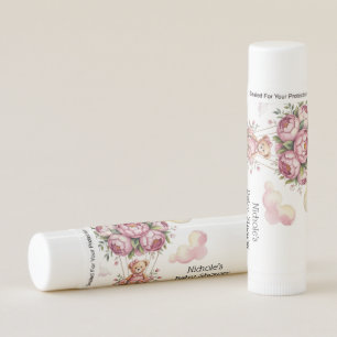 Sweet Dreams Baby Girl Shower Favor Lip Balm