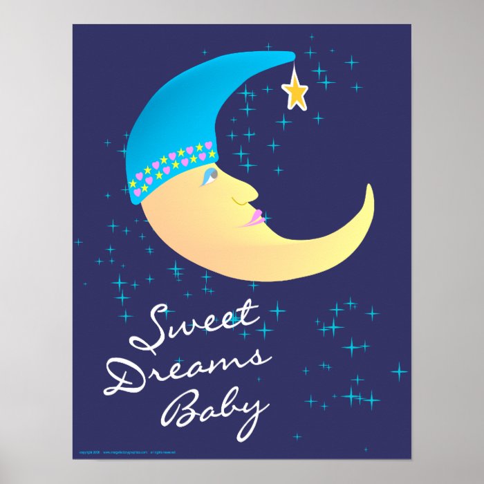 Sweet Dreams Baby Poster Print