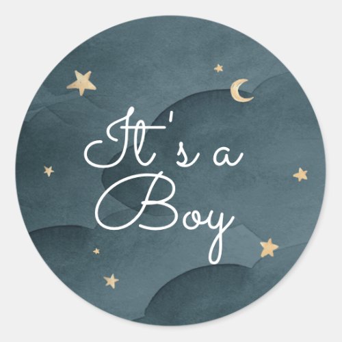 Sweet Dreams Baby Shower Classic Round Sticker