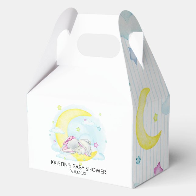 Sweet Dreams Baby Shower Favor Boxes (Front)