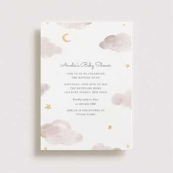 Sweet Dreams Baby Shower Invite by origamiprints at Zazzle